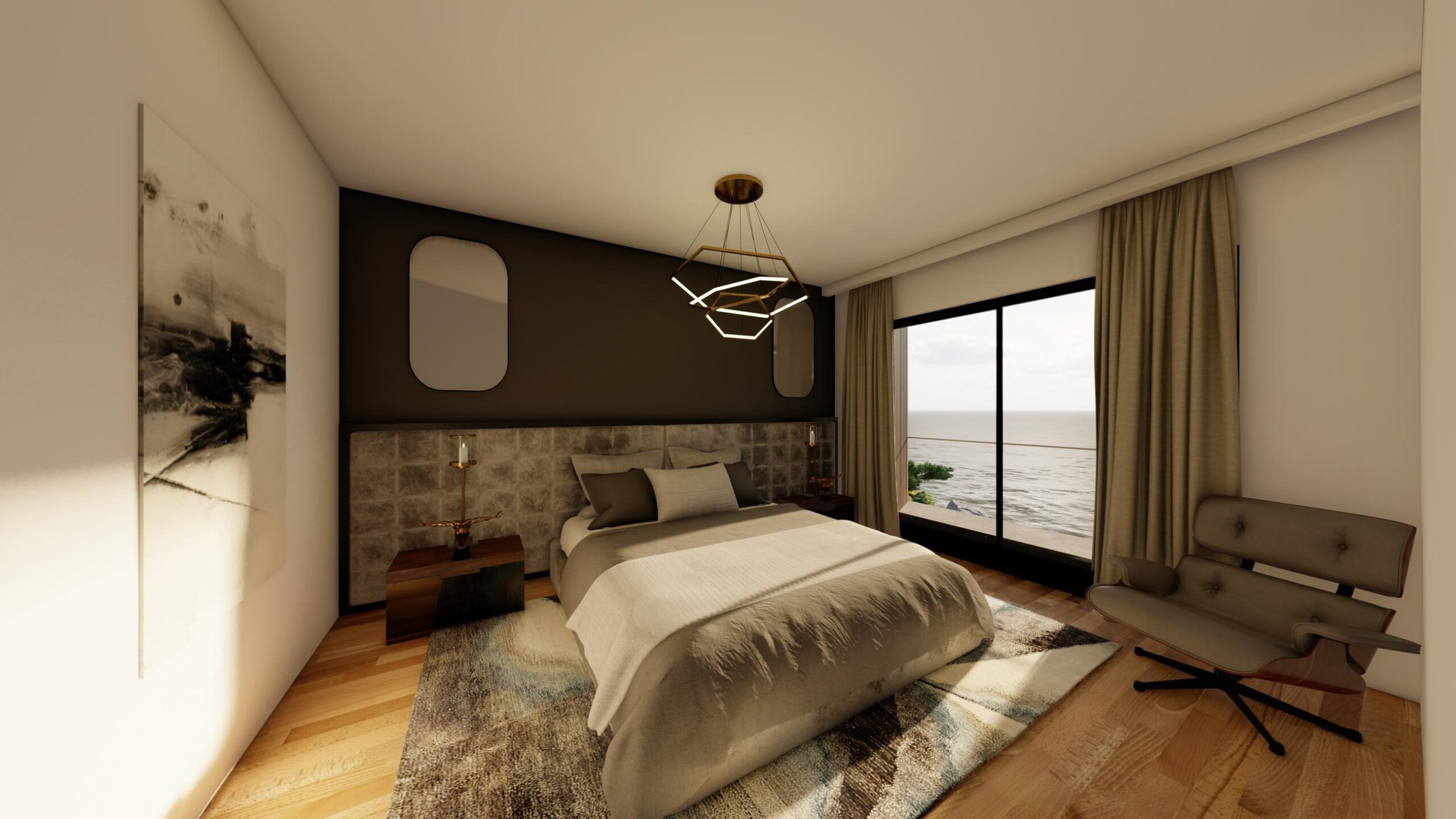 4.Main Villa 3 Bedroom 3D Rendering_
